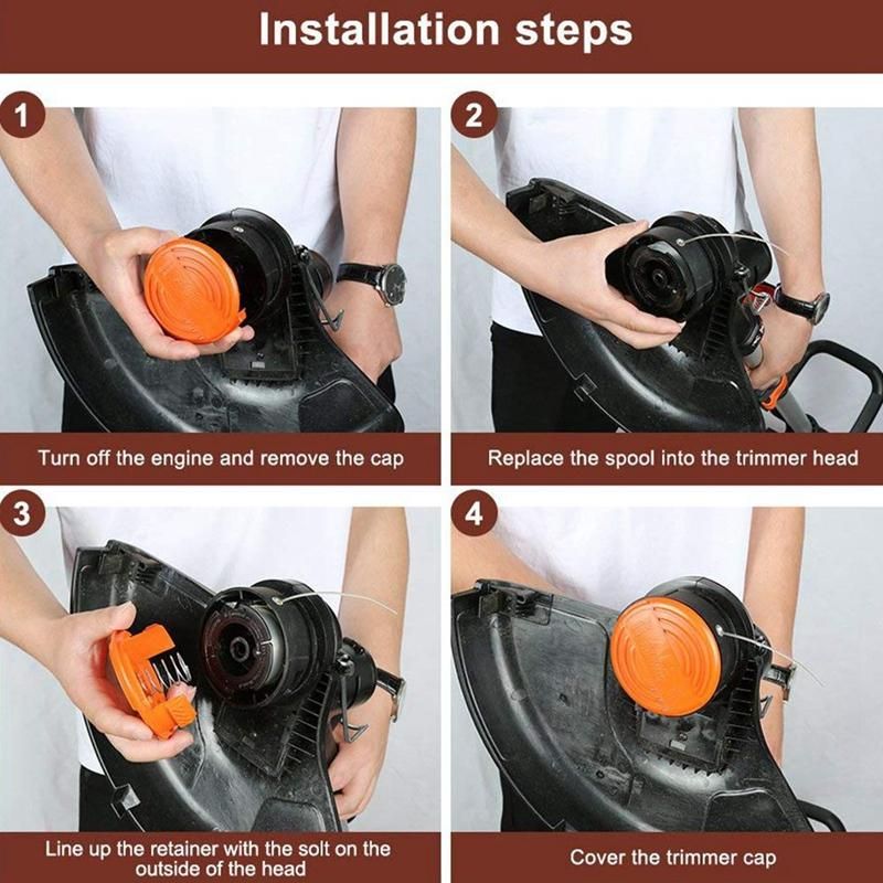 6-Pack Replacement Trimmer Line for Select Electric String