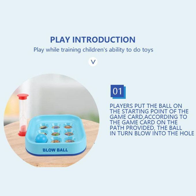 Lung Capacity Training Blowing Ball Game Chess Parent-child-