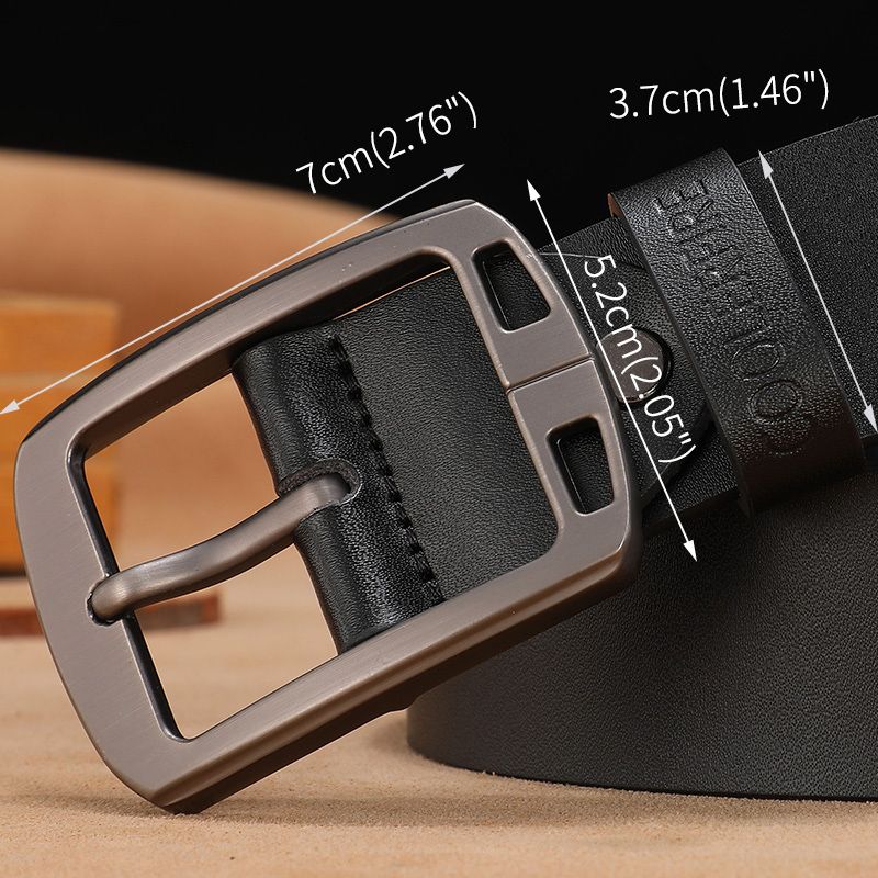 Cowhide Genuine Leather Belts For Men Cowboy Luxury Strap Brand Male Vintage Fancy Jeans Designer Belt Men High Quality