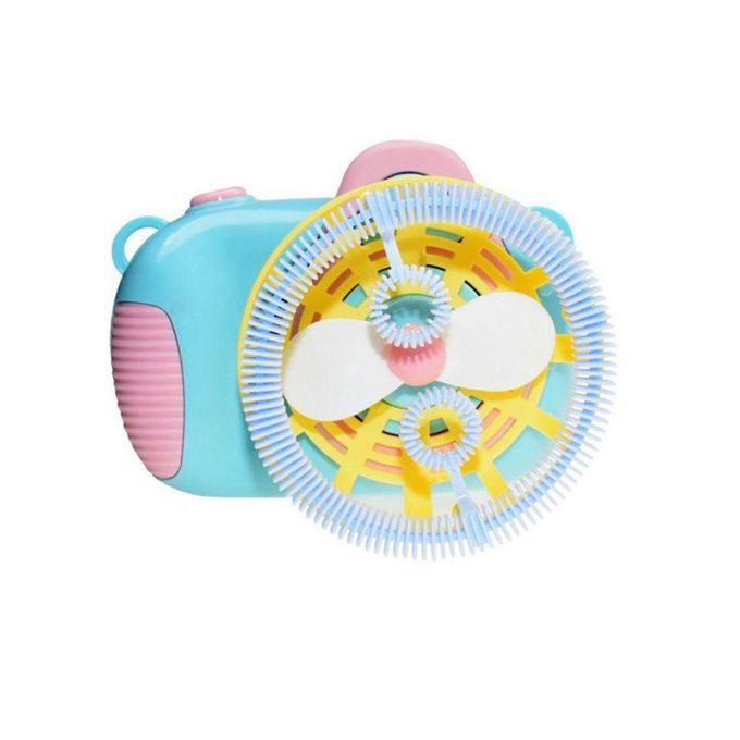 Camera Shape Electric Music Light Blowing Bubble-Multi-Color