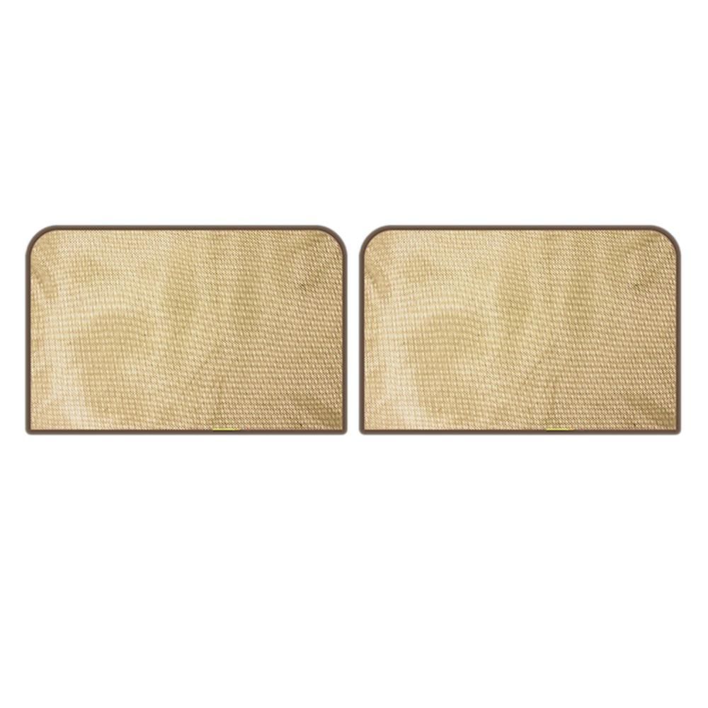2Pcs Car Window Sun Shade Mesh Fabric Sun Visor Shade Cover Shield UV Protector Auto Sunshade Curtain Magnet Easy Installation