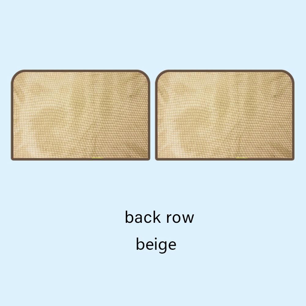 2Pcs Car Window Sun Shade Mesh Fabric Sun Visor Shade Cover Shield UV Protector Auto Sunshade Curtain Magnet Easy Installation