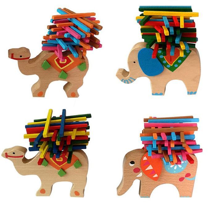 Colorful Baby Toys Educational Elephant Camel Balancing-