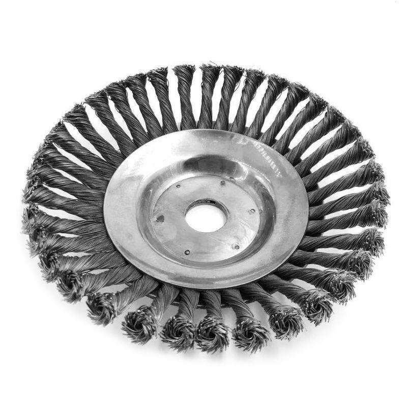 8 Inch Steel Wire Wheel Garden Lawn Mower Grass Eater Trimmer Brush Tools