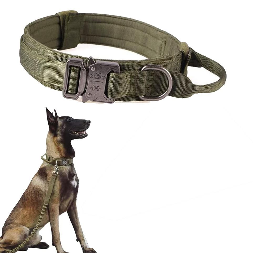 Dog Collar Adjustable Nylon Dog Collar Heavy Duty Metal
