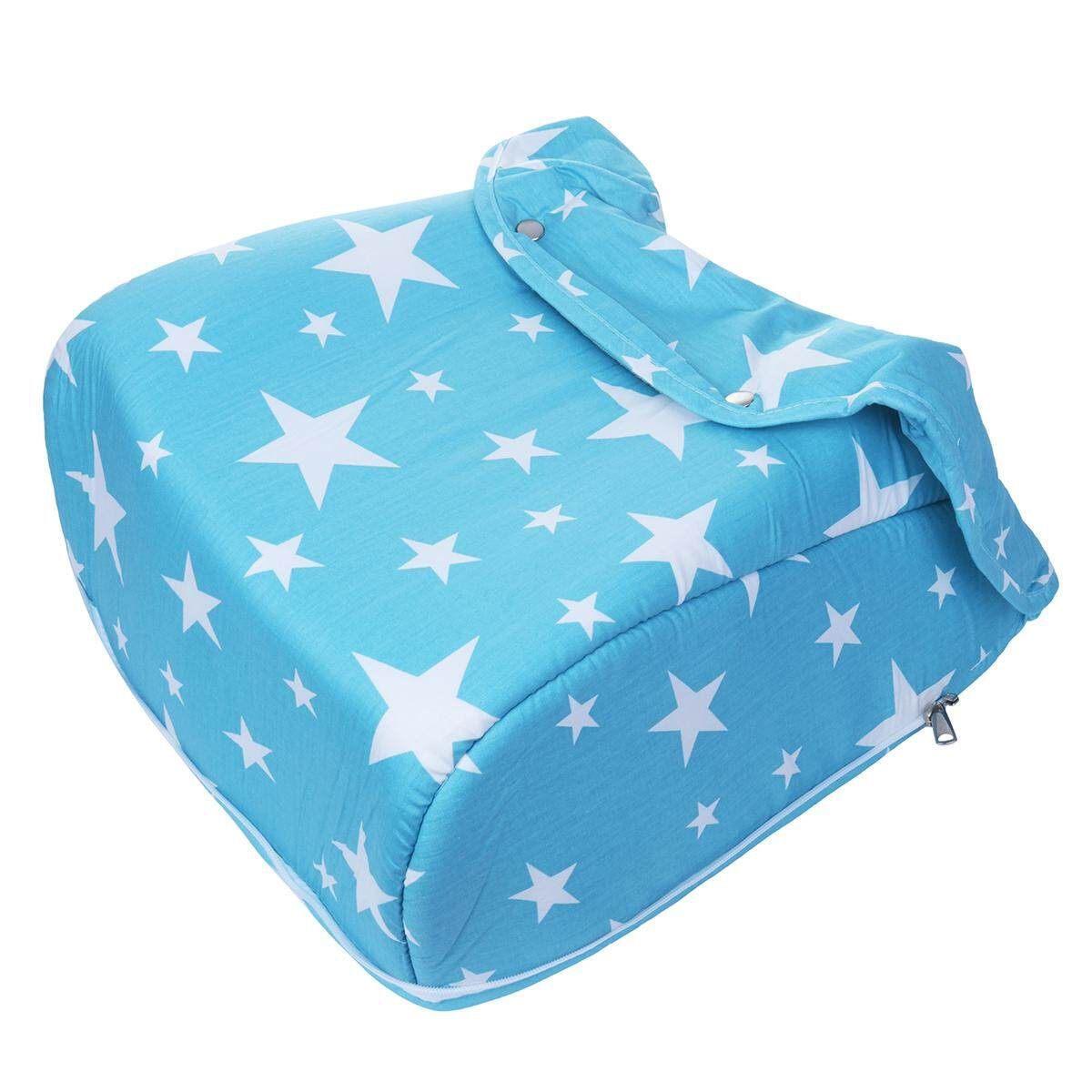 Safety Baby Kid Stroller Pram Pushchair Two Sided Car Seat Cushion Pad Liner Blue (blue)