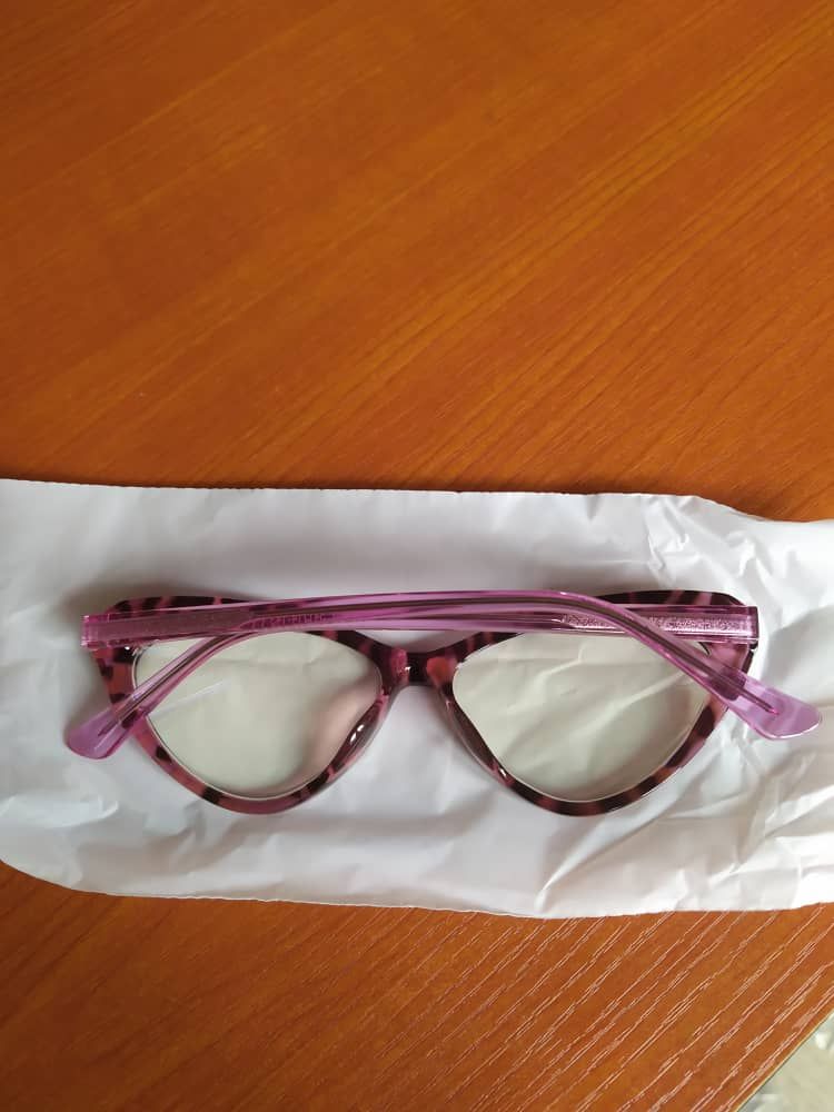 Computer & TV Anti Glare Eye Glasses - Leopard Skin Cat Eye