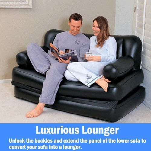 5 In 1 Inflatable Multi Function Air Bed + Inflatable Pump