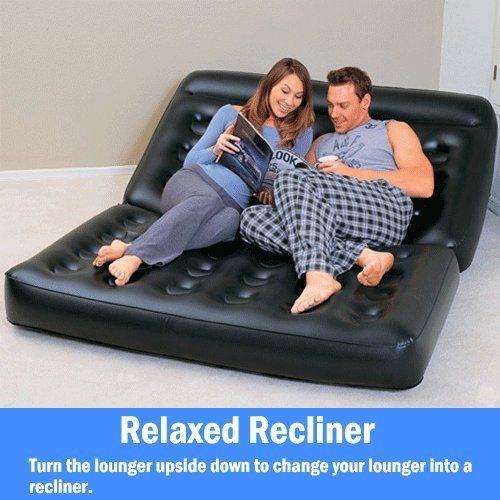 5 In 1 Inflatable Multi Function Air Bed + Inflatable Pump