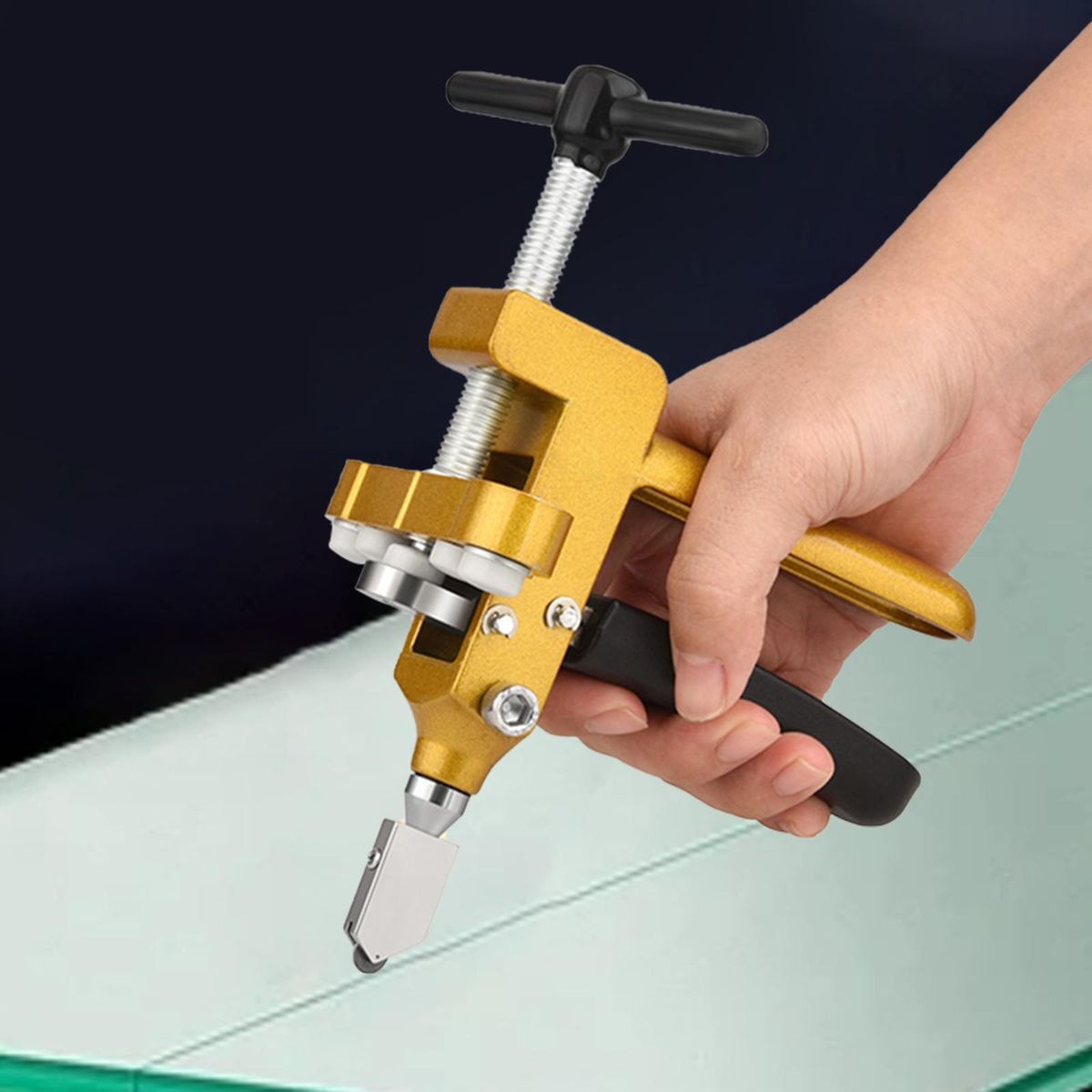 Manual Tile Cutter, Glass Ceramic Cutting Tool, 3 In 1