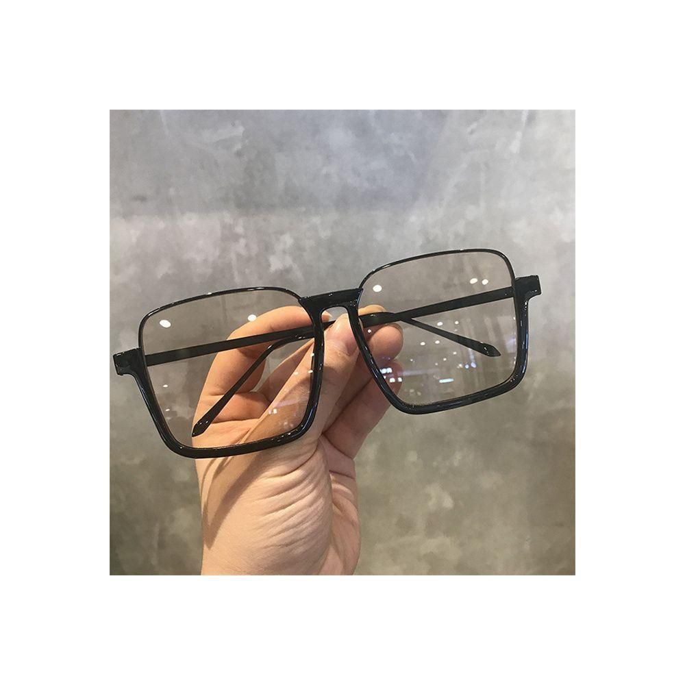 Extra Large Frame Anti-blue Light Retro Glasses Square Glasses Anti-ultraviolet