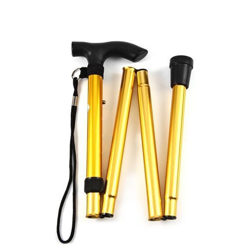 Foldable Walking Stick With Adjustable Height