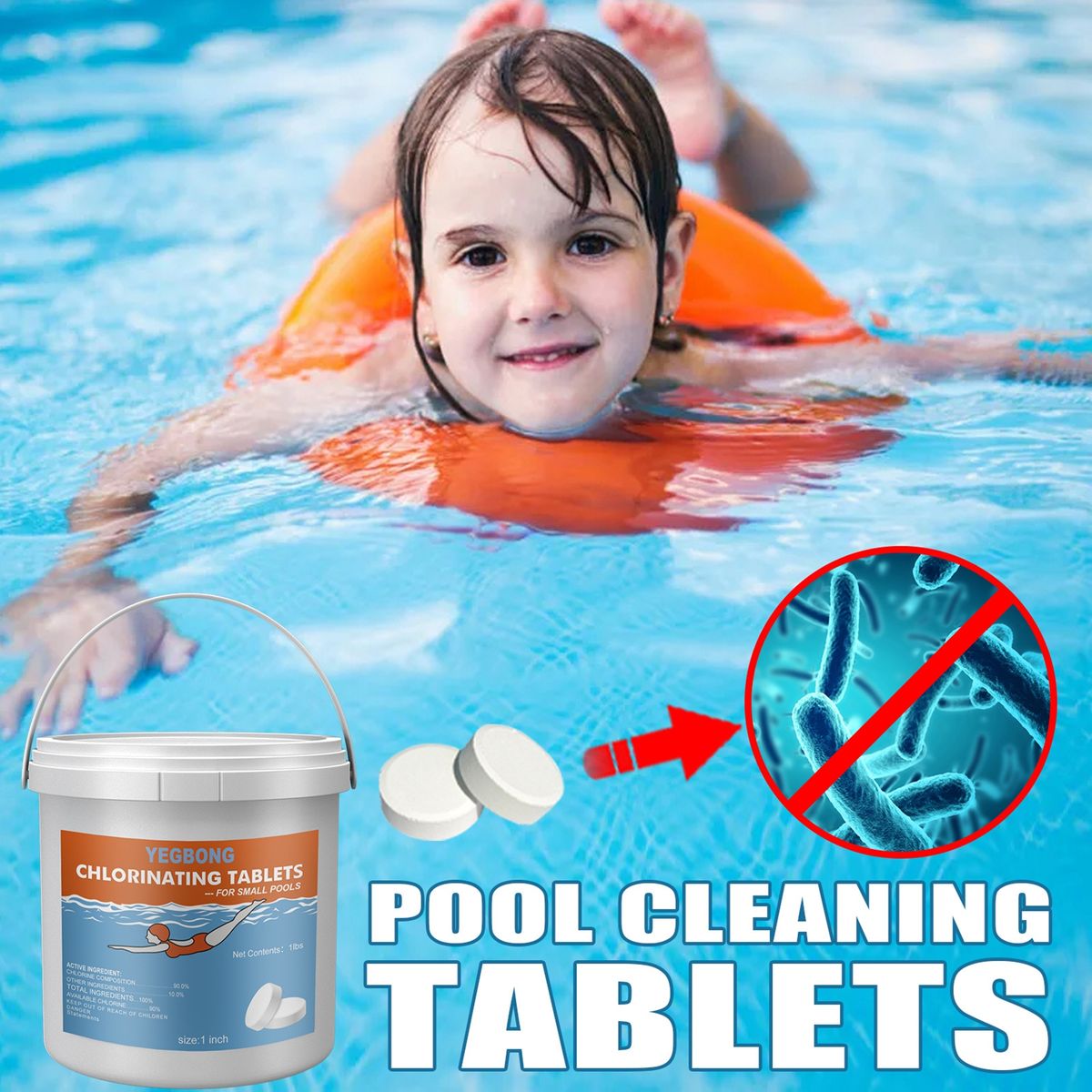Chlorinating Tablets Clear Balance Pool B