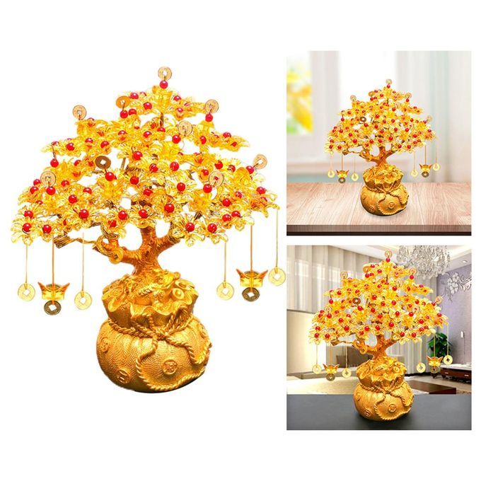 1 Pack Money Tree Supplies DIY Wealth Feng Shui Craft For Home Decor