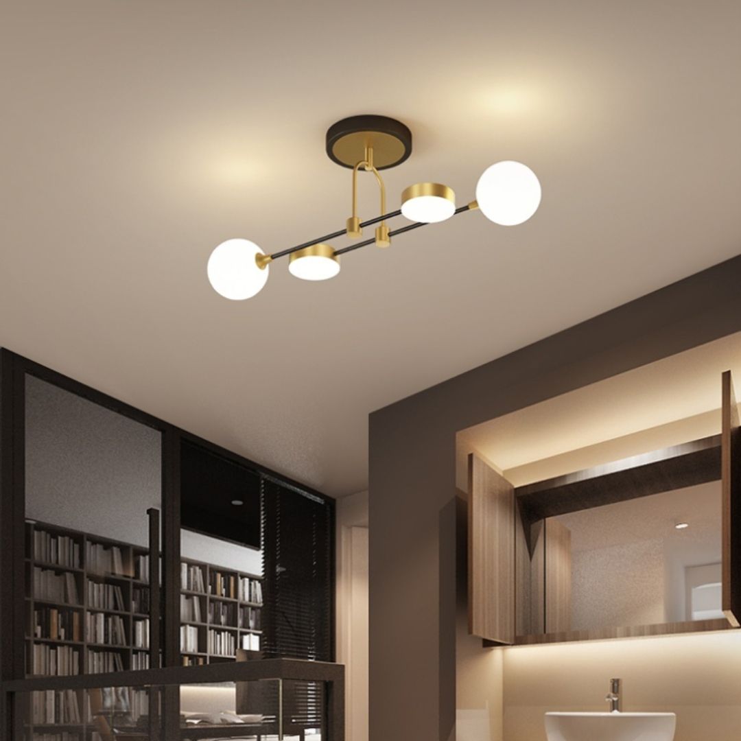Modern minimalist living room chandelier bedroom ceiling lamp