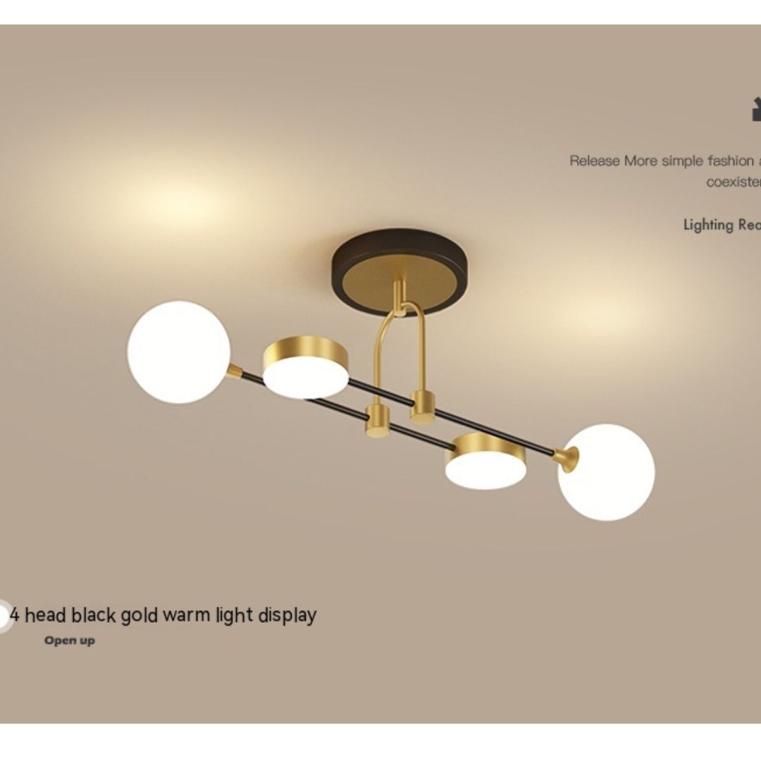 Modern minimalist living room chandelier bedroom ceiling lamp