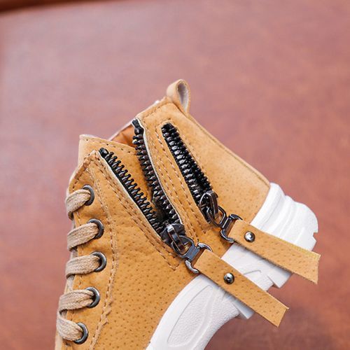 All-match Children's Shoes Boys Girls Mid-cut Short Outdoor Single Martin Boots