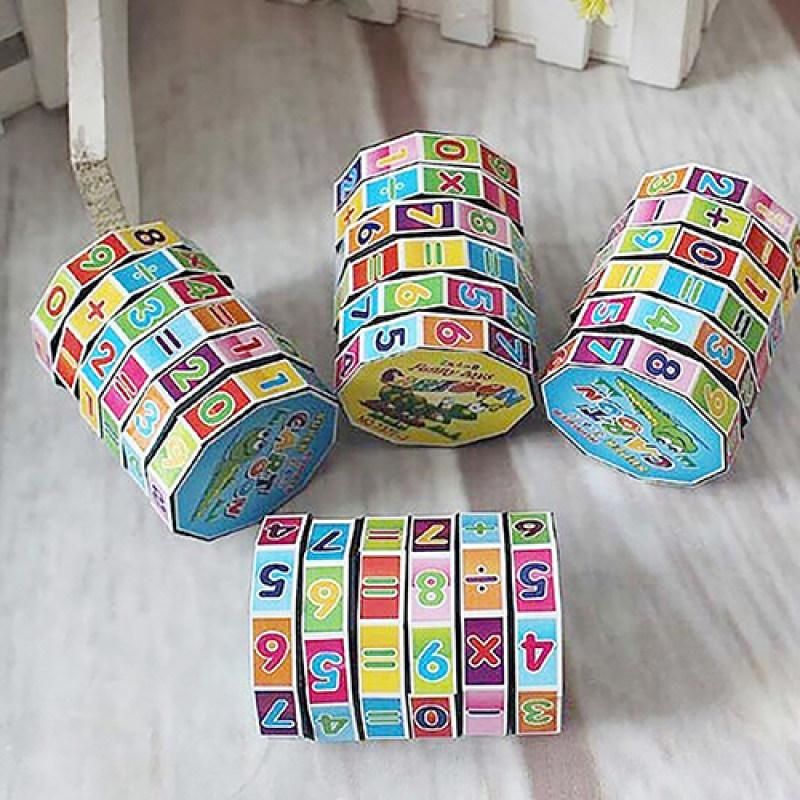 Children Kids Mathematics Magic Cube Puzzle Education-