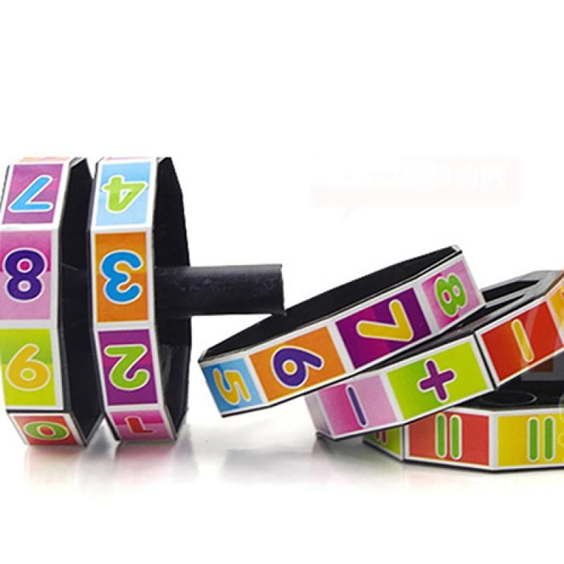 Children Kids Mathematics Magic Cube Puzzle Education-
