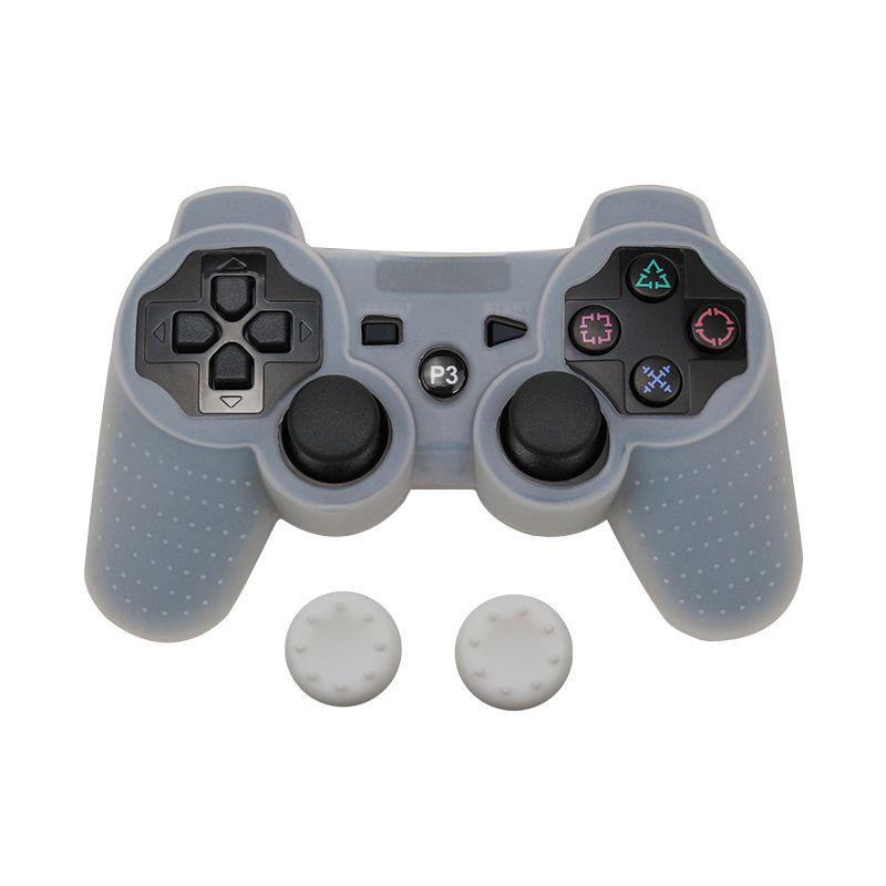 Silicone Protective Skin Cover For PS3 PS2 Gamepad Rubber