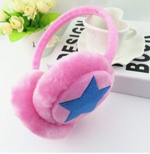 Cute Star Warm Knitted Earmuff Baby Cache Oreilles Child Ea