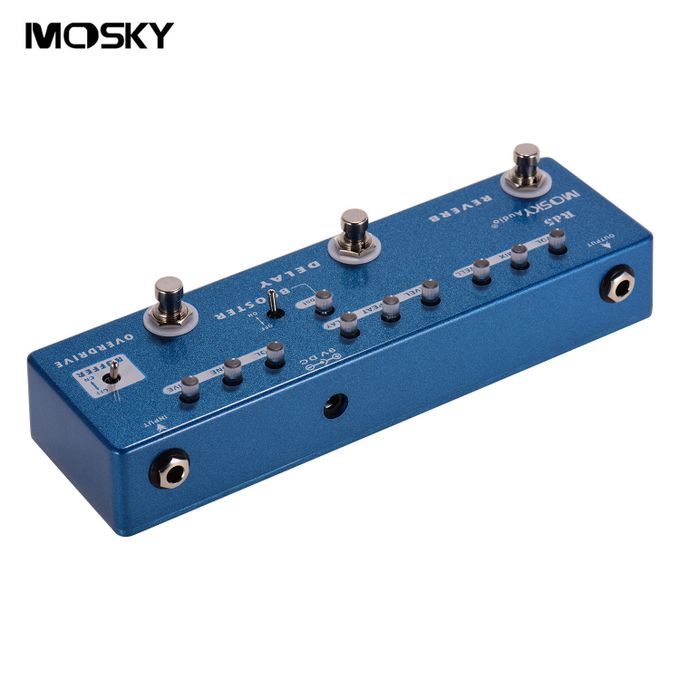 MOSKY RD5 5-in-1 Guitar Multi-Effects Pedal Reverb + Delay
