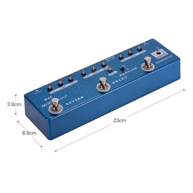 MOSKY RD5 5-in-1 Guitar Multi-Effects Pedal Reverb + Delay