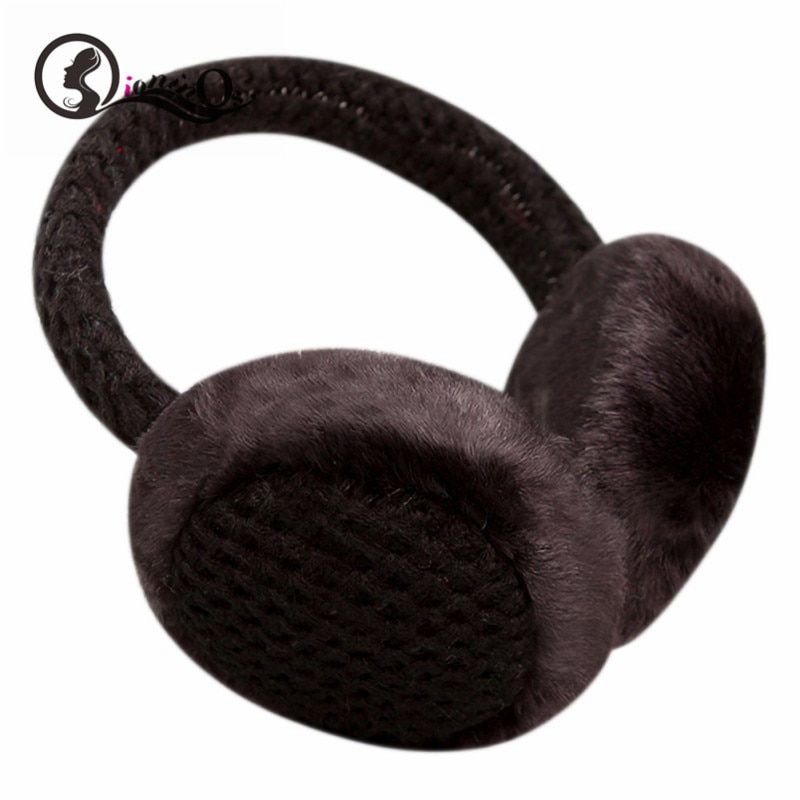 Autumn Winter Fur Solid Kids Earmuffs Warm Music Earphone S