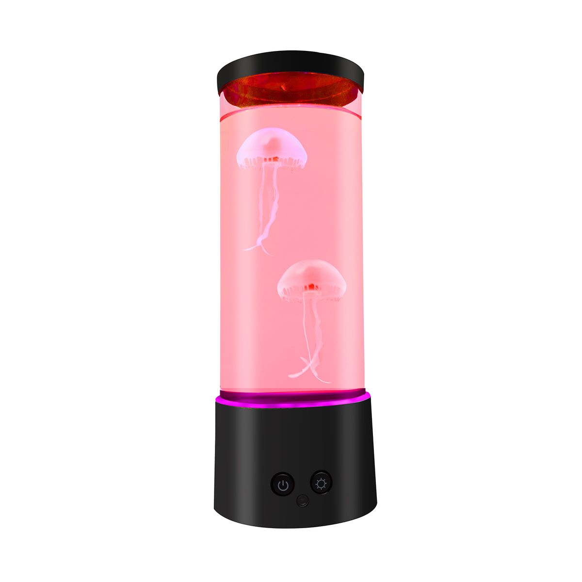 Jellyfish LED Mood Night Lamp Desktop Light Tank Effects 16