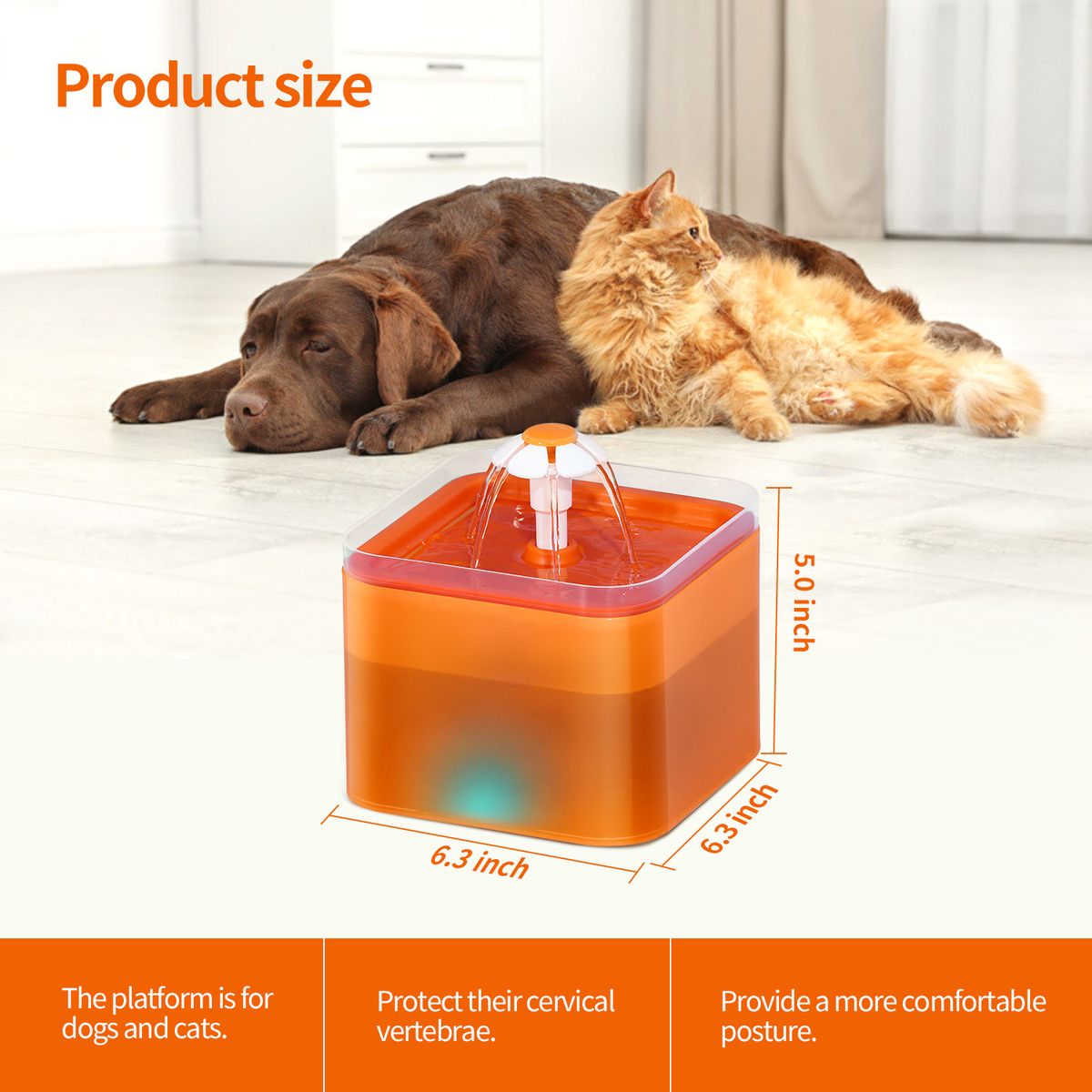 Pet Water Dispenser Intelligent Automatic Cycle