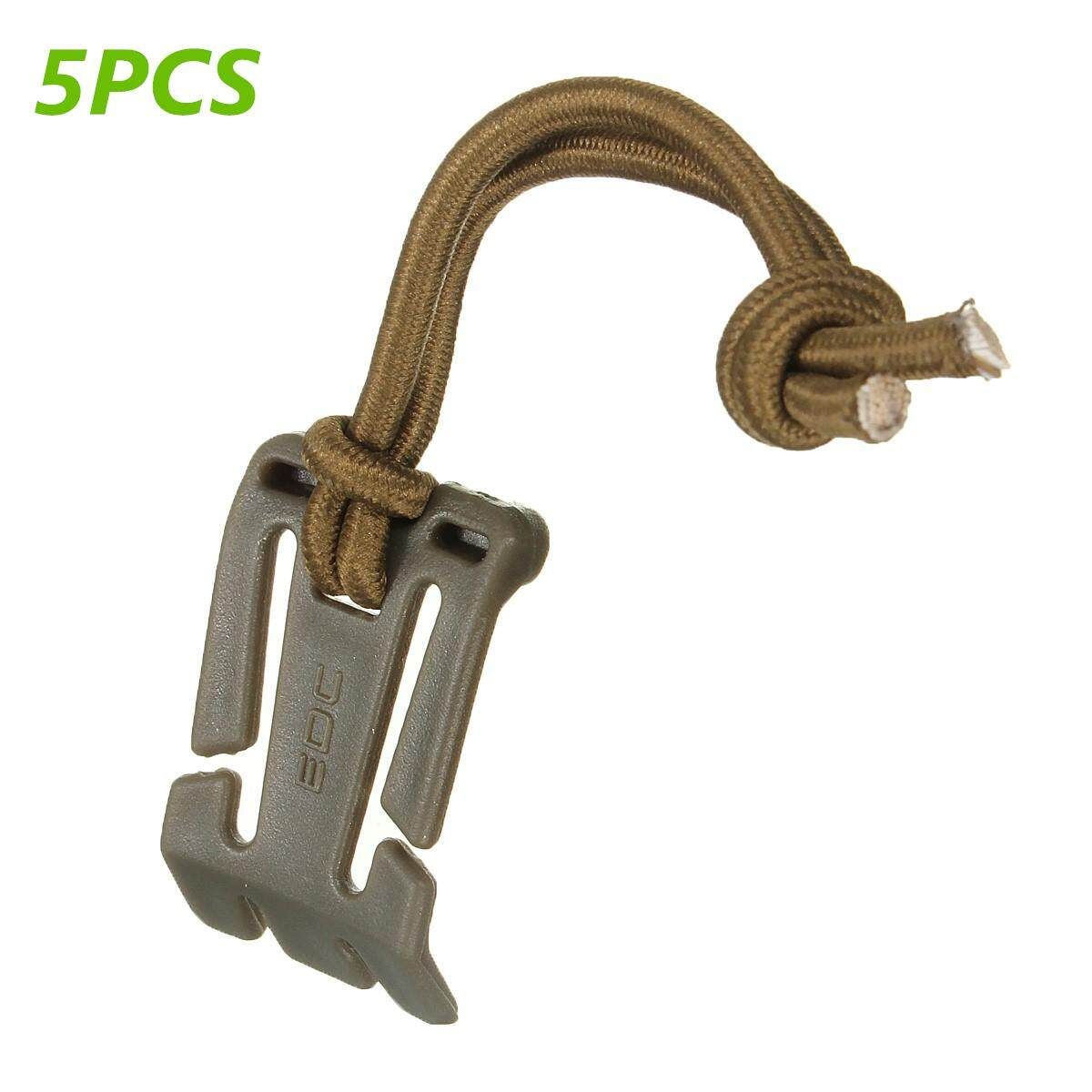 MOLLE Webbing Elastic Cord Cable Storage Hang Buckle Roll Wire Clip New
