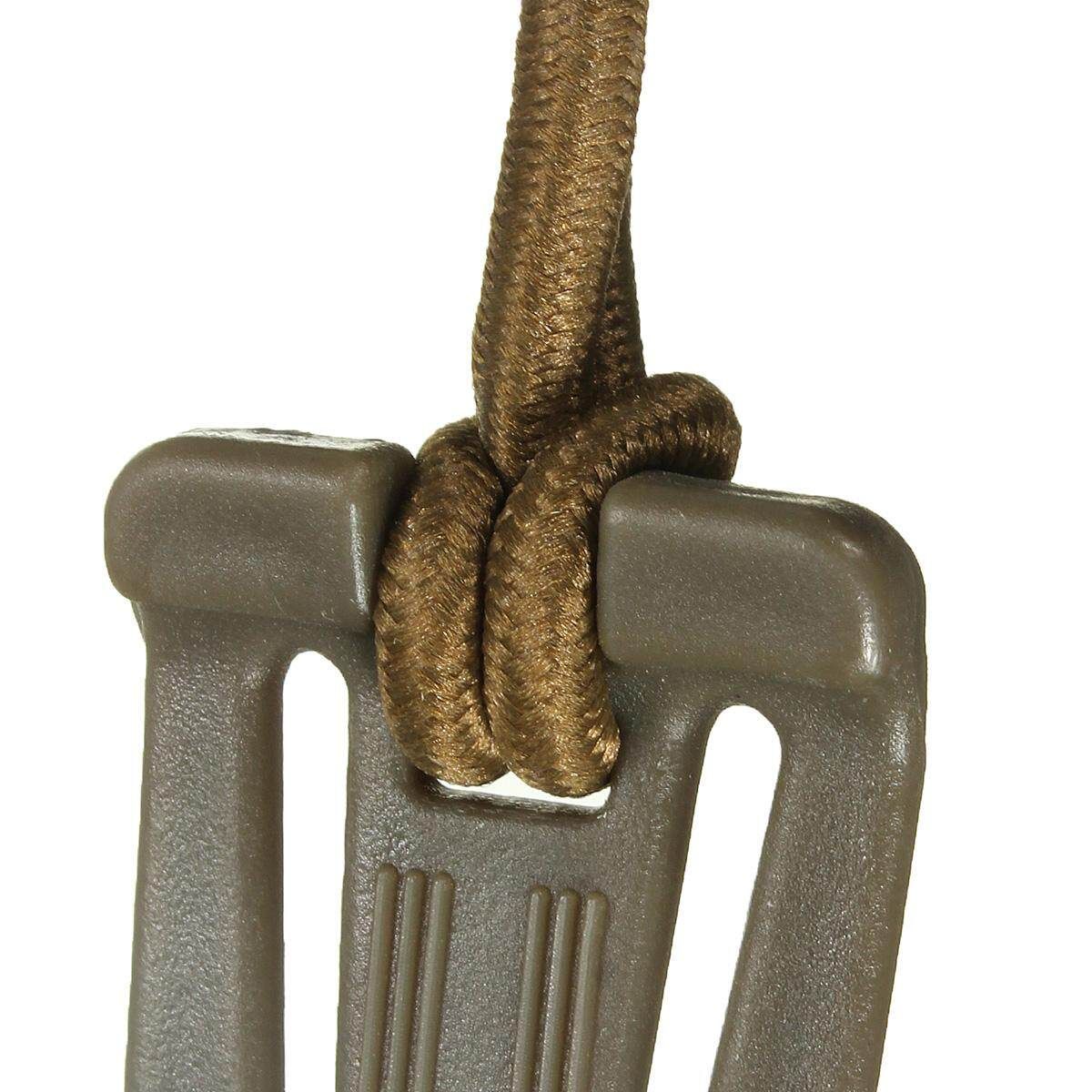 MOLLE Webbing Elastic Cord Cable Storage Hang Buckle Roll Wire Clip New