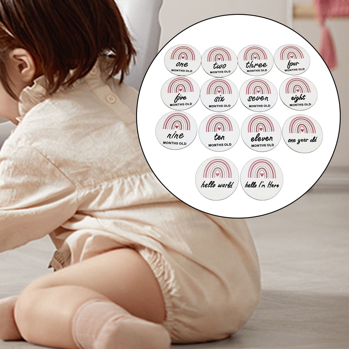 Baby Milestone Cards/Baby Milestone Plaques Engraved In