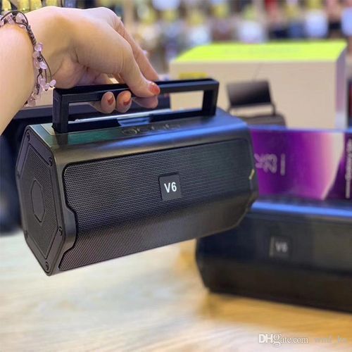 SOLID Rich Indoor/Outdoor Heavy Bass V6 Bluetooth FM Speaker