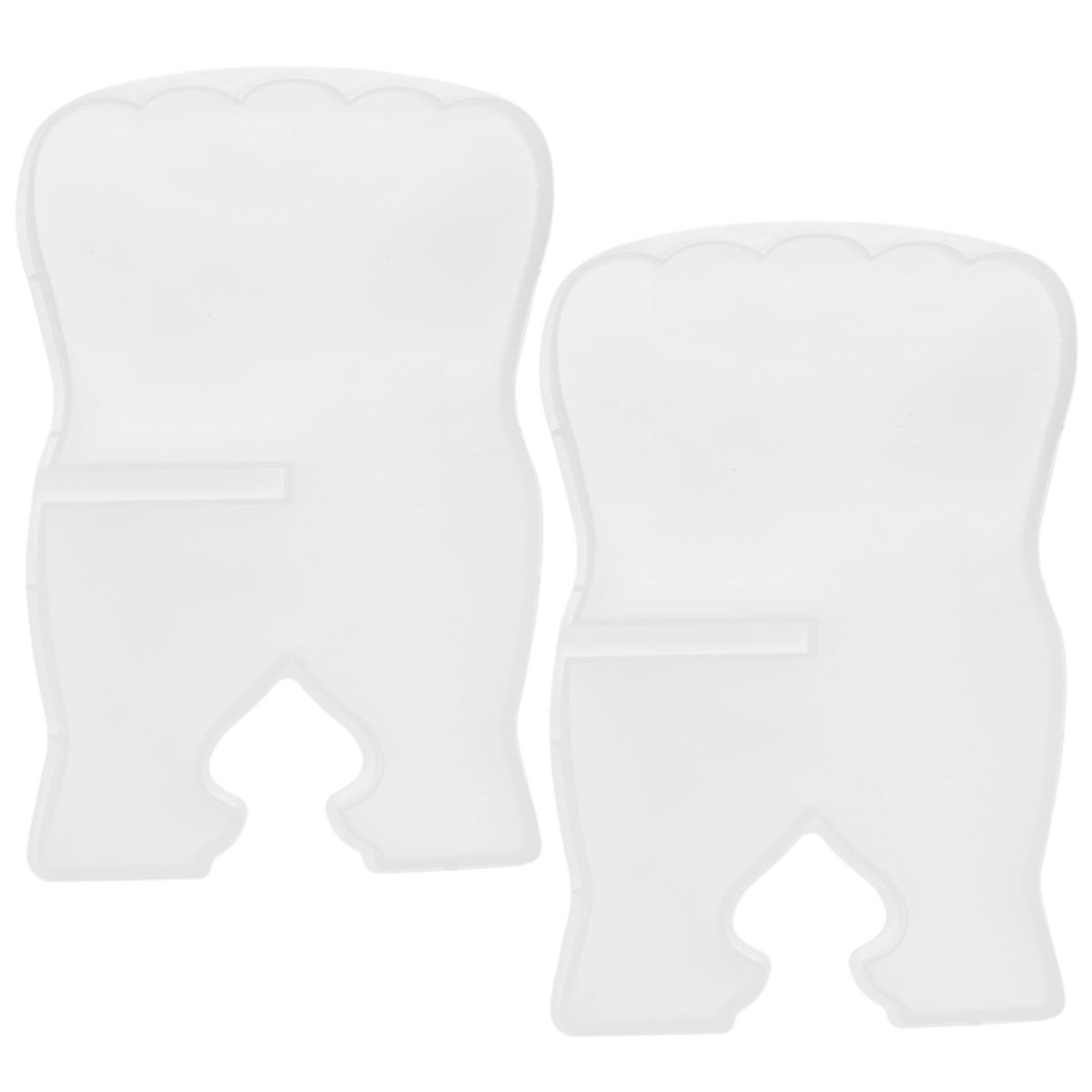 2Pcs Book Stand Silicone Mold Carved Eid Resin Folding Book Stand Holder Muslim Prayer Book Organizer Bookshelf