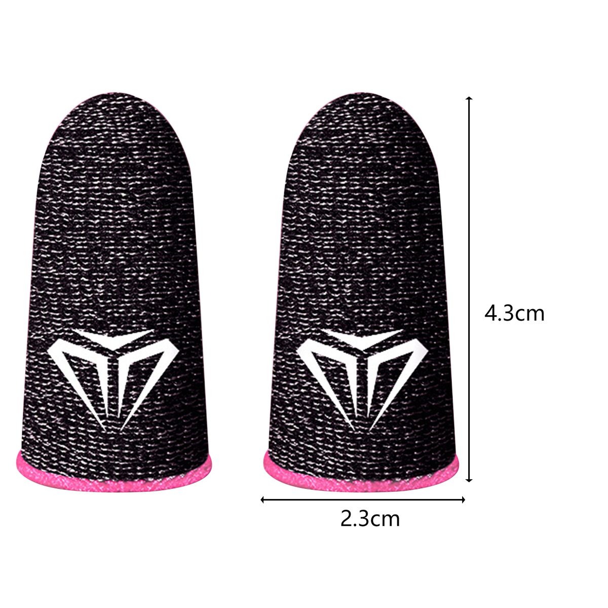 1 Pair S02 Finger Cover Sensitive Breathable Sweat-proof-Red