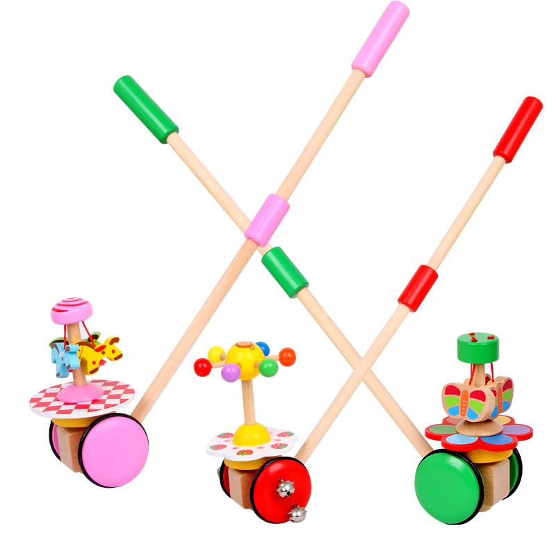 Kids Wooden Toys Baby Walker Baby First Steps Car Car