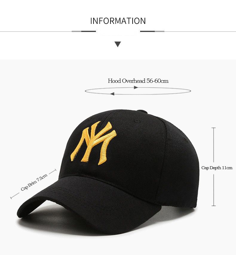 C05 Unisex Designer Baseball Face Cap - Black