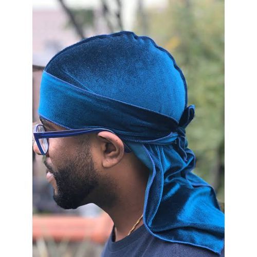 Durag-Navy Blue Velvet Premium Titan Durag-Doo Rag