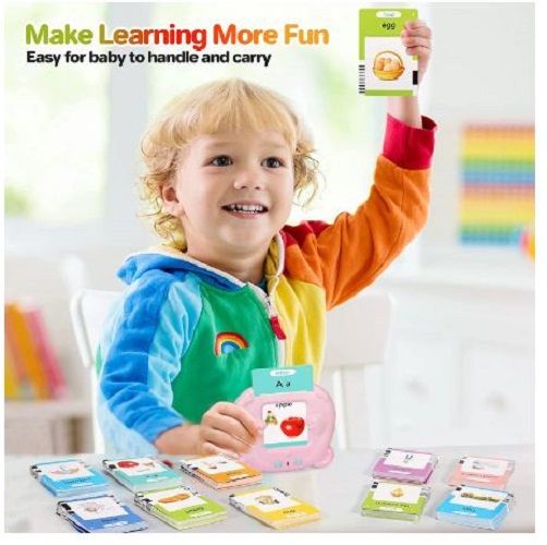 Pocket Vocab Talking Flash Cards, 2-8 Years Kids Learning - Rechargeable