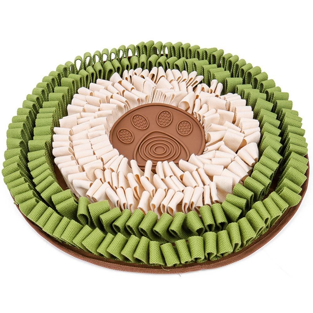 Doglemi Snuffle Mat for Dogs,Dog Snuffle Mat for Dogs and Cat,Dog Puzzle Toys, Dog Lick Mat,Stress Relief Interactive Green