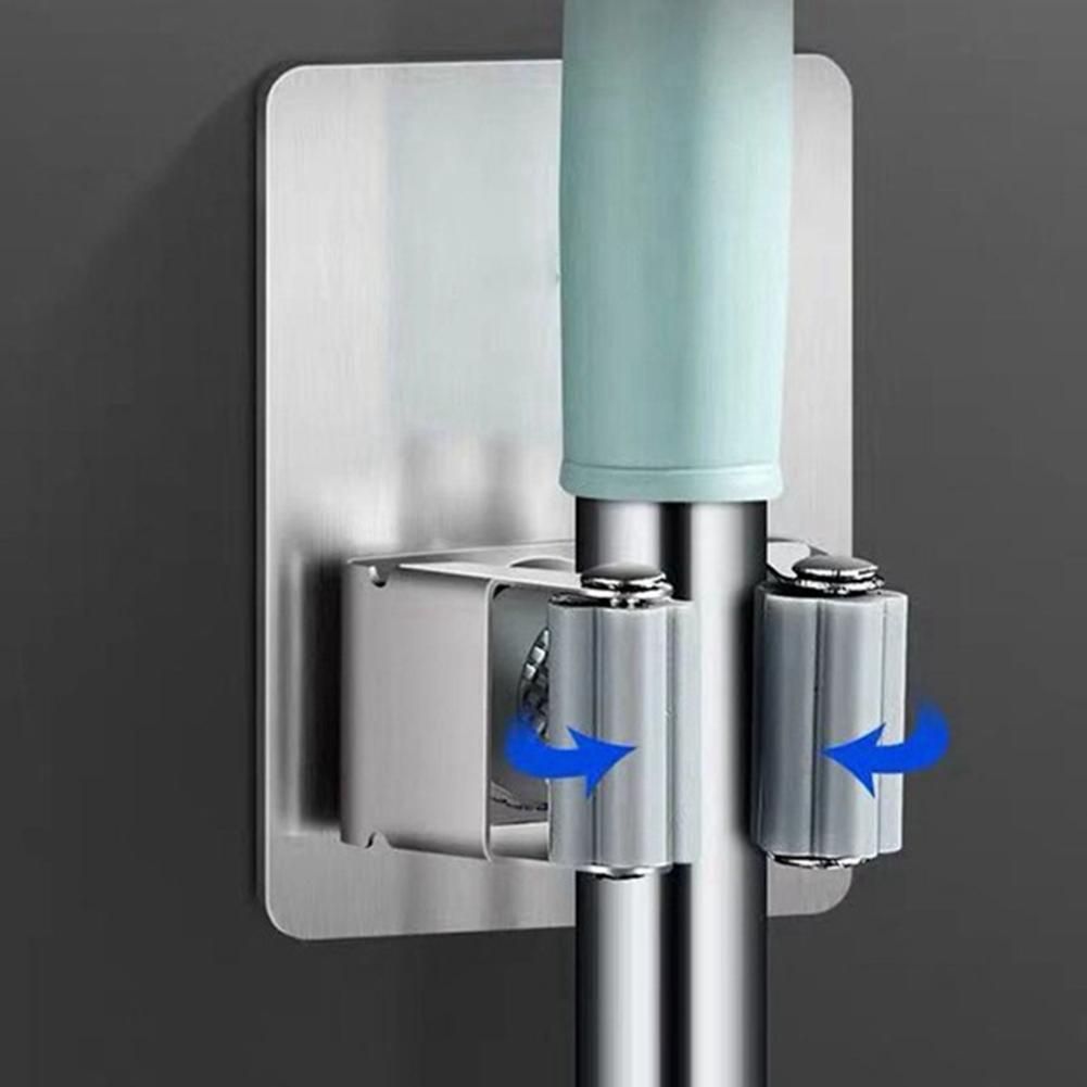 Wall Mounted Mop Household Adhesive Storage Hooks Hanger