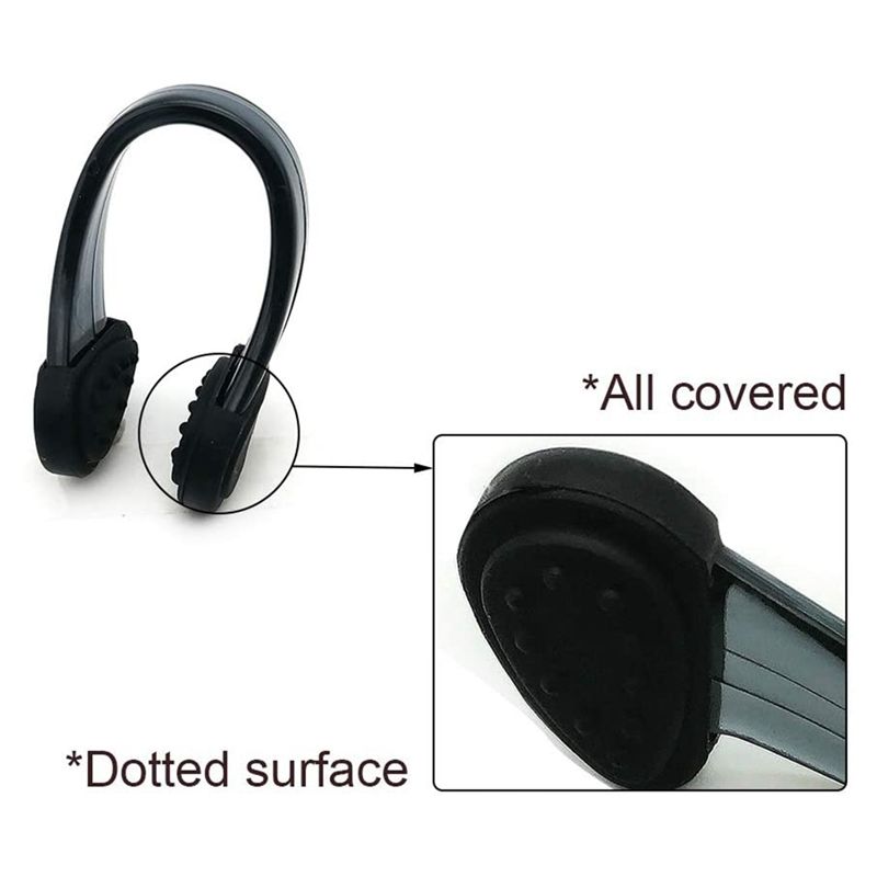 Silicone Waterproof Swimming Nose Clips For Adults Set Of