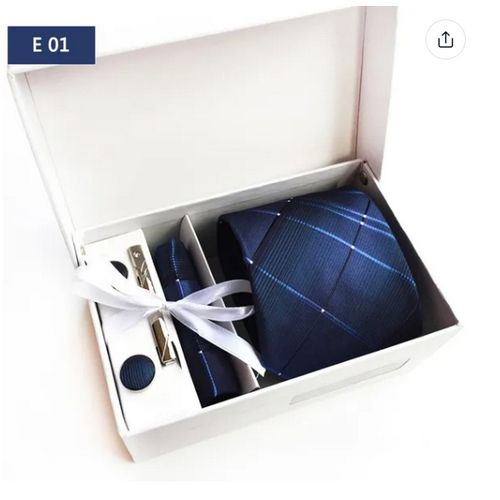 Men's Tie Gift Box 5-piece Suit Business Formal Wedding Tie