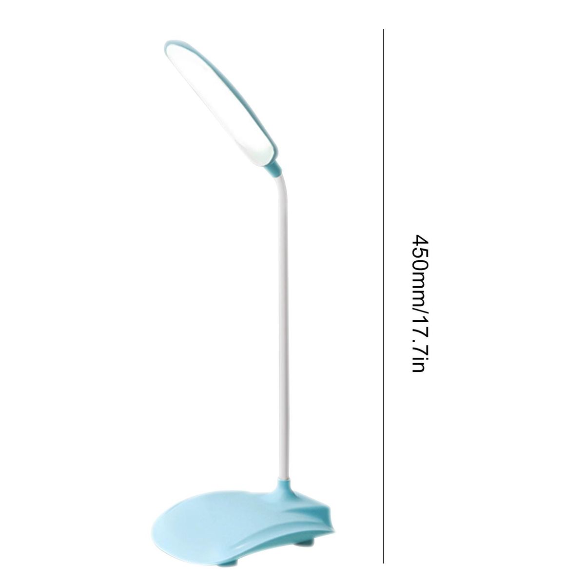 Touching Control Dimmable USB Table Lamp 3 Brightness Levels Warm Lighting 360° Flexible Eye-protection Reading Light Office Lamp