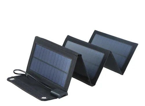 12W   Foldable Solar Panel With  USB Outputs