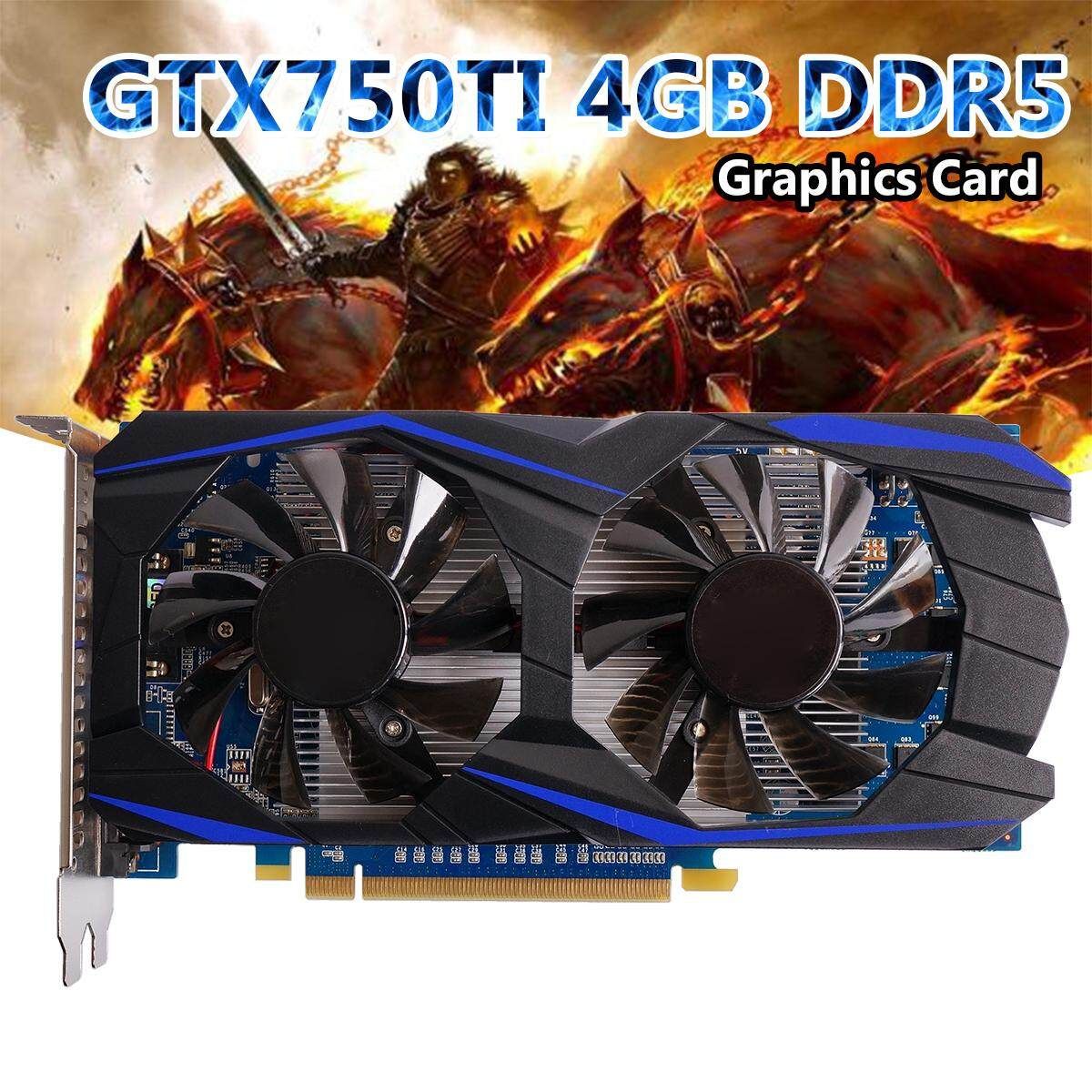 For NVIDIA GeForce GTX 750TI 4GB DDR5 6 Pin 128Bit Gaming Video Graphics Card