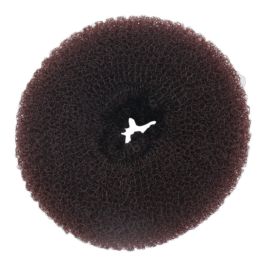 Women Girls Sponge Hair Bun Maker Ring Donut Shape Hairband Styler Tool