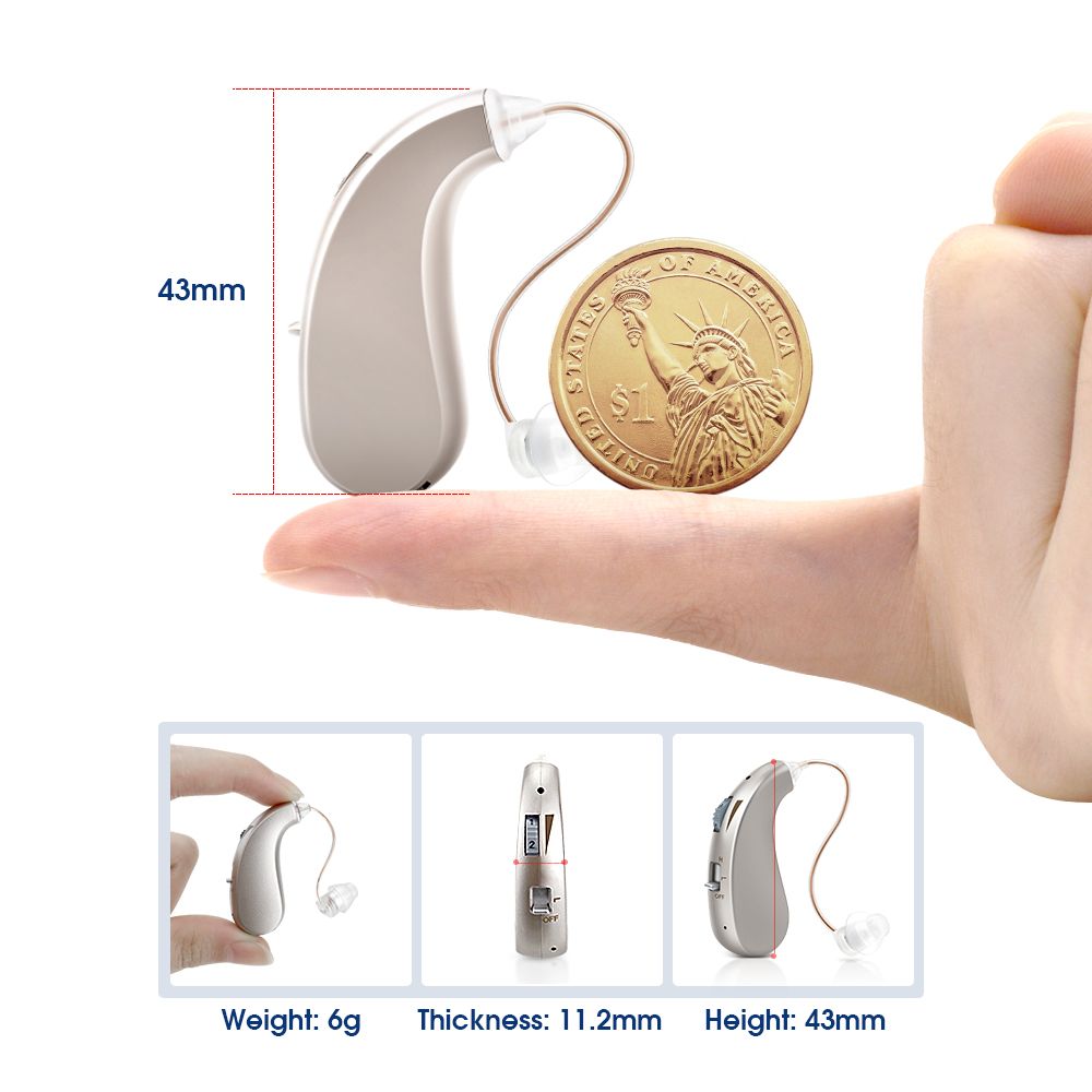 Digital Chip Rechargeable Hearing Aids VHP-1206