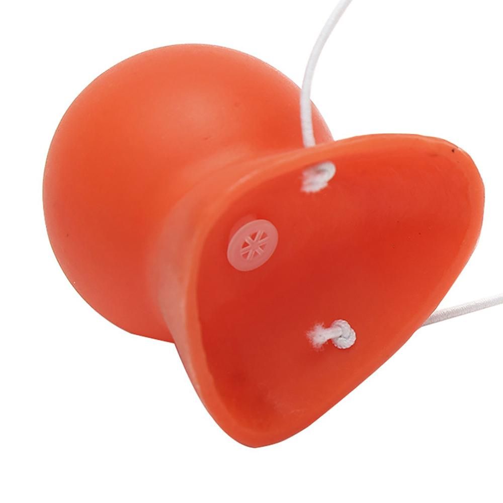 3Pcs Red Clown Nose Honking Squeaking Clown Nose with Elastic Rope for Adults Cosplay Costume Accessories